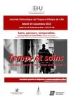 Affiche journée thématique "Temps et Soins" EEHU 2013